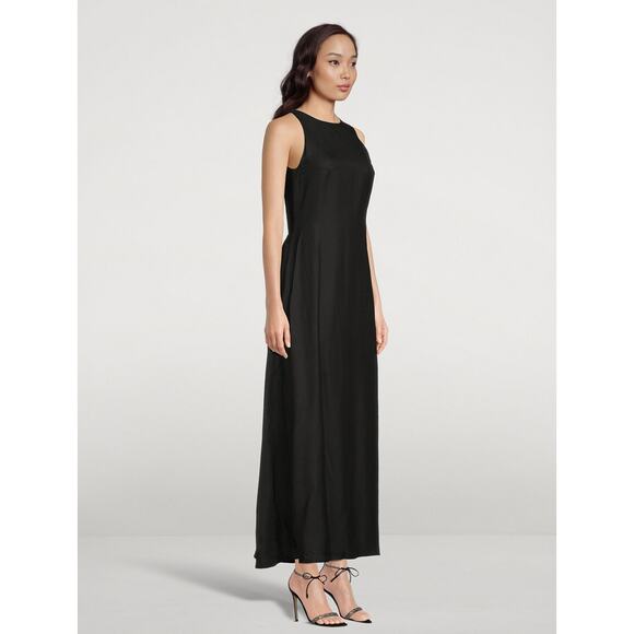 NWT BONDI Born Ophelia Maxi Dress Size Large Black Open Back Aline - Picture 7 of 12